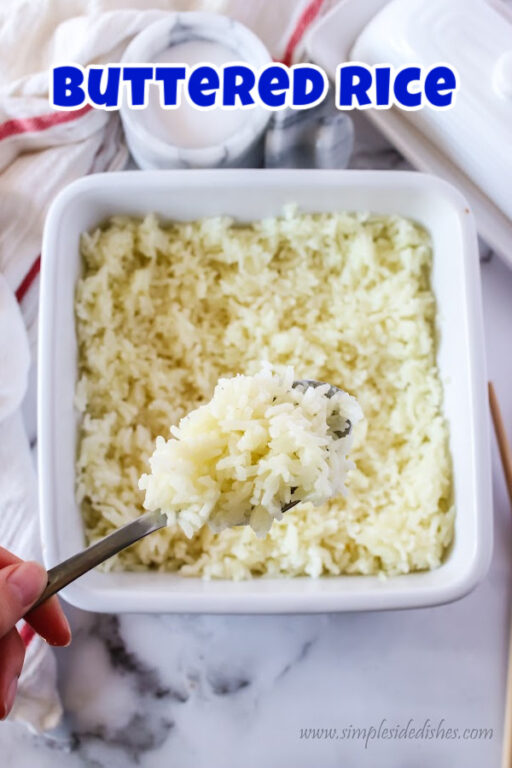 Buttered Rice - simplesidedishes.com