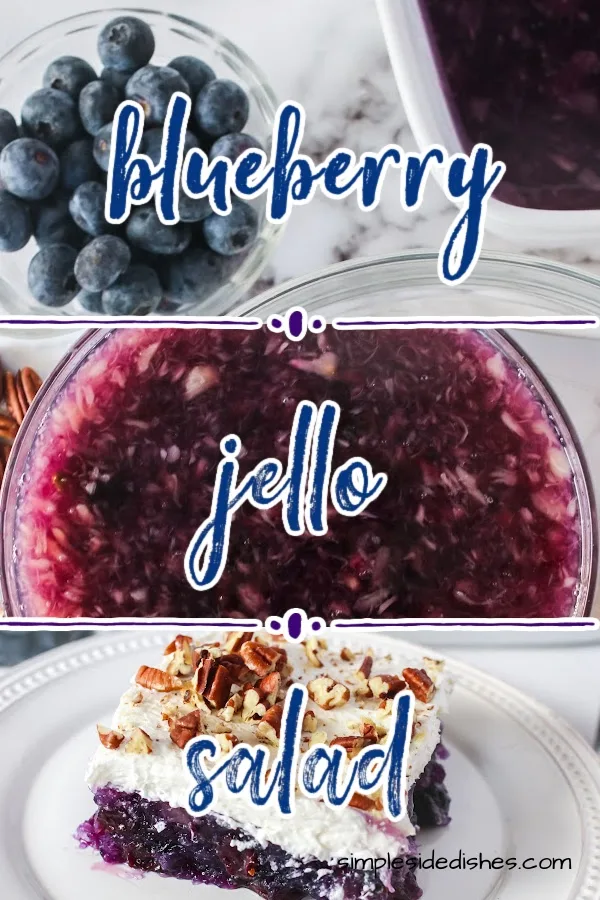 Patriotic Red White and Blue Jello Salad - 2 Cookin Mamas