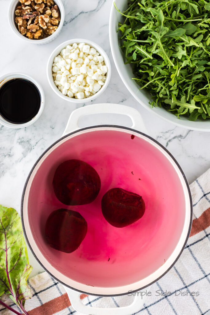 Cooked Beets in water