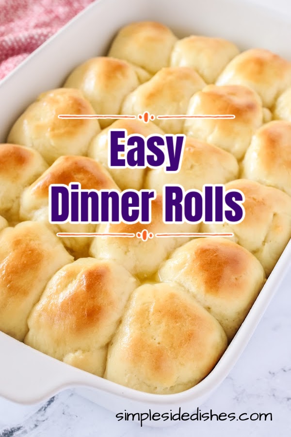 Main image for easy dinner rolls