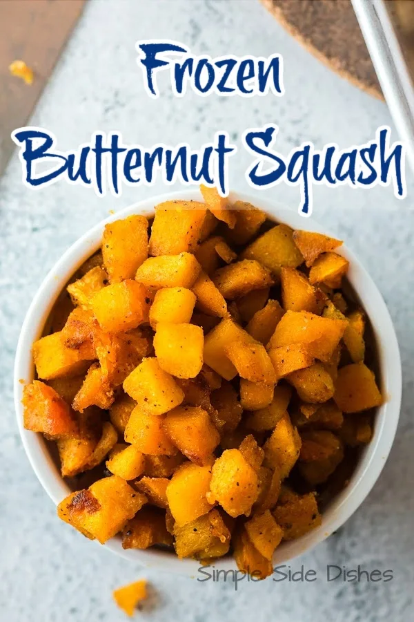 Main image for Frozen Butternut Squash in a bowl on the counter.